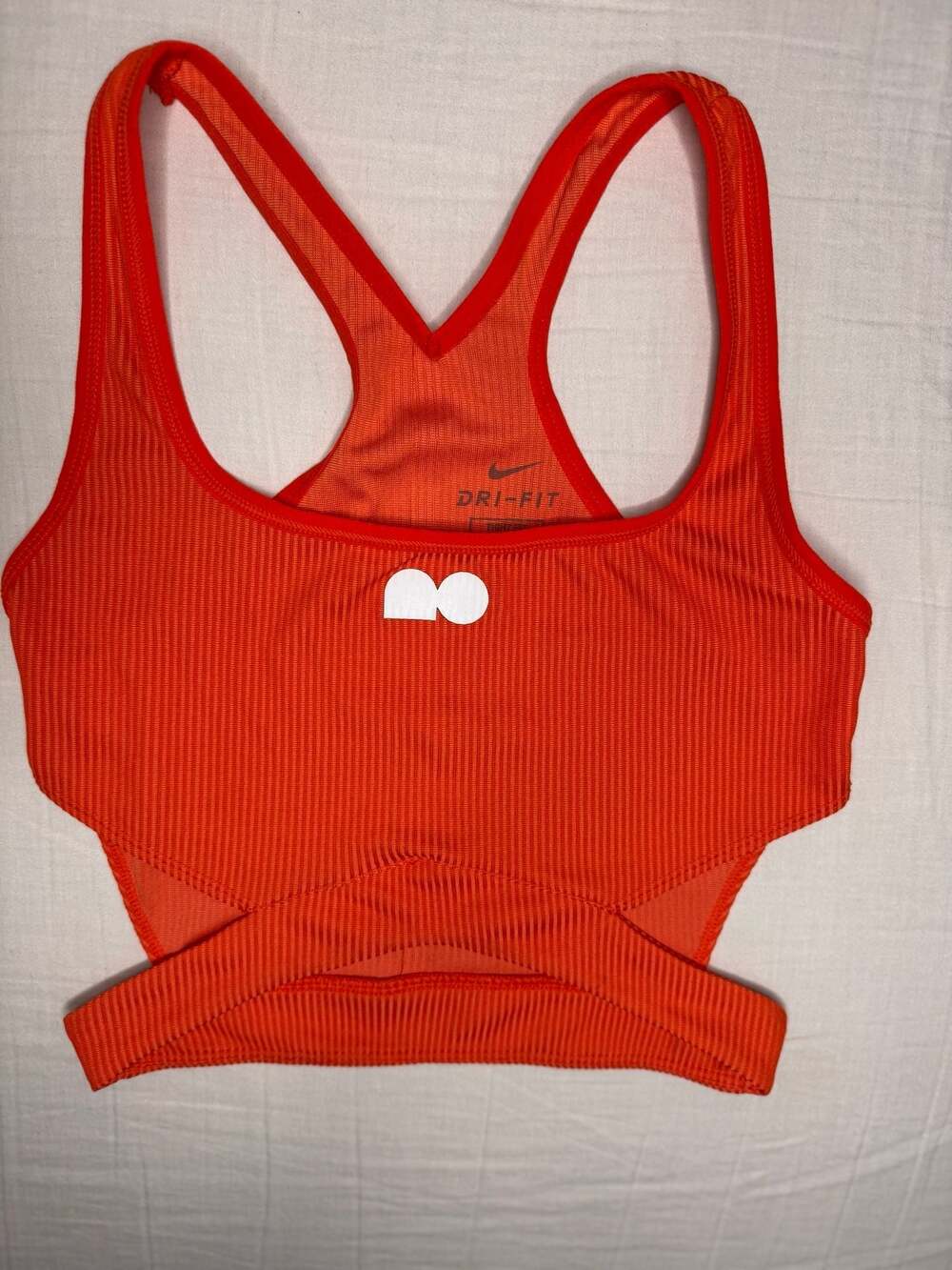 Nike Womans Naomi Osaka Court Tennis Crop Top Orange Sz xs. pickleball